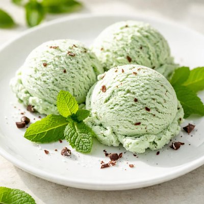 Mint ice cream