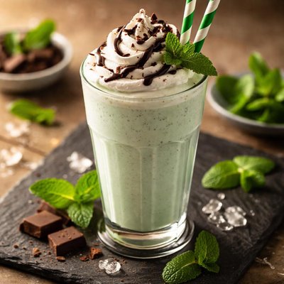 Mint milkshake