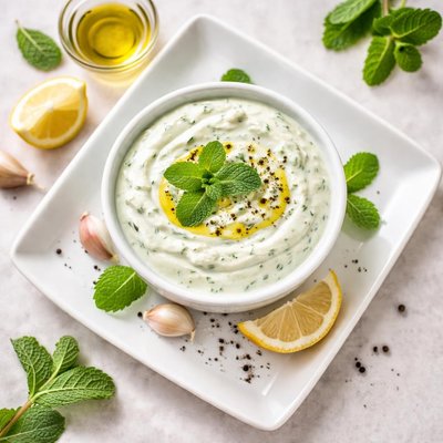 Mint yoghurt dressing