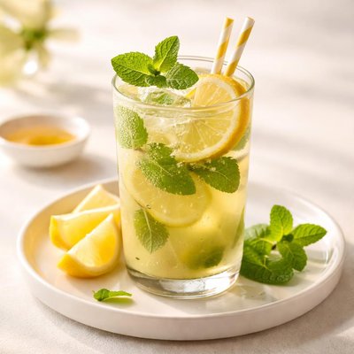 Minted lemonade