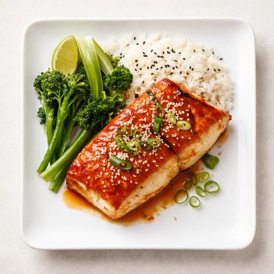 Miso glazed cod