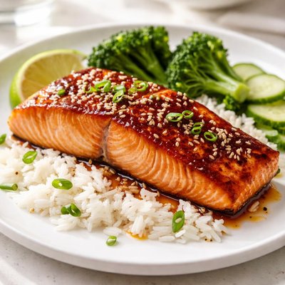 Miso glazed salmon