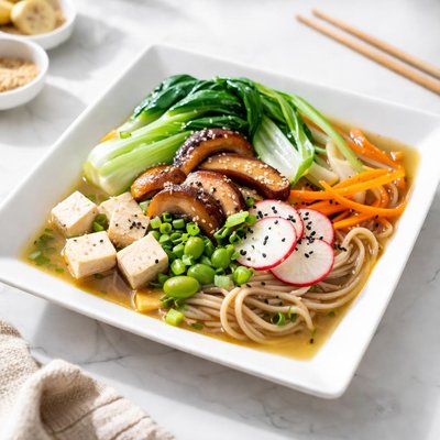 Miso noodle bowl
