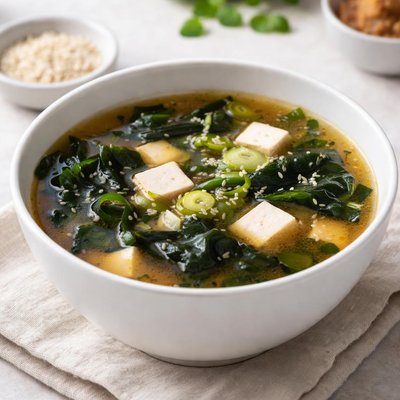 Miso soup broth