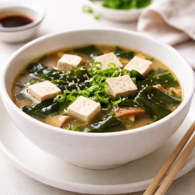 Miso soup with tofu