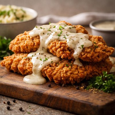 Mistica ranch meats chicken fried chicken