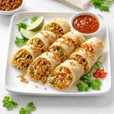 Mezcla de popiah de verduras crujientes