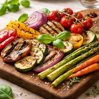 Mix grilled veggies