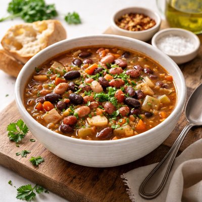 Mixed beans soup