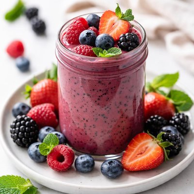 Mixed berries smoothie