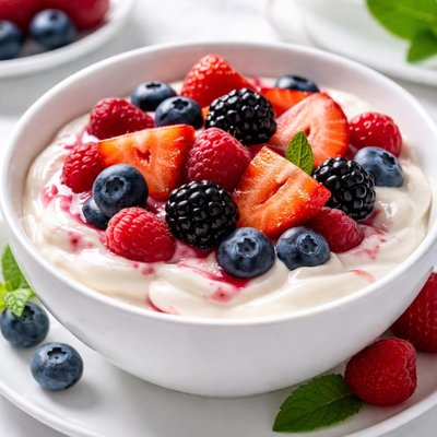 Mixed berry greek yogurt