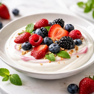 Mixed berry yogurt