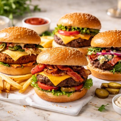 Mixed burger medley