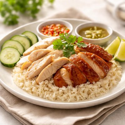 Mixed chicken rice