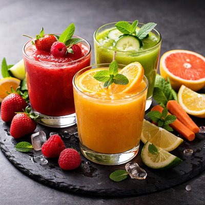 عصير طازج مشكل