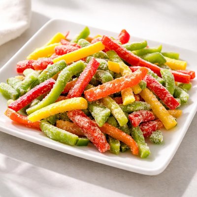 Mixed frozen bell peppers