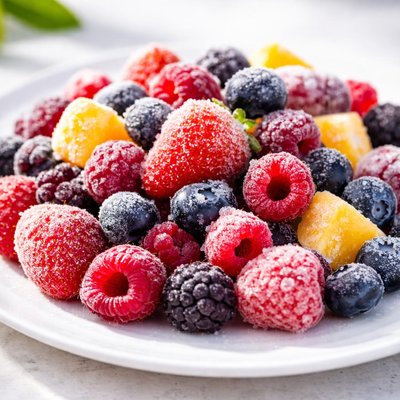 Mixed frozen fruit