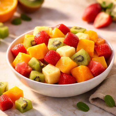 Mixed fruit cubes