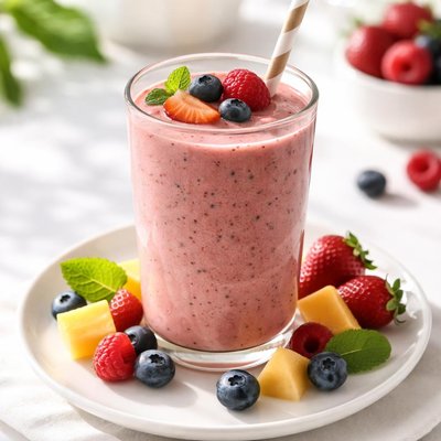 Mixed fruit smoothie