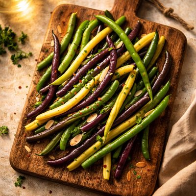 Mixed green beans