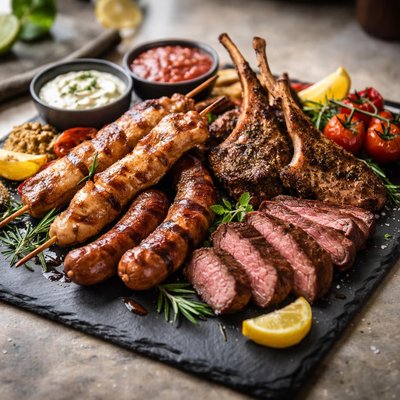 Mixed meat grill