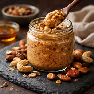 Mixed nut peanut butter
