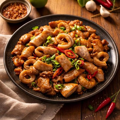 Mixed pork intestine