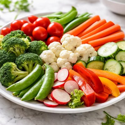 Mixed raw vegetables