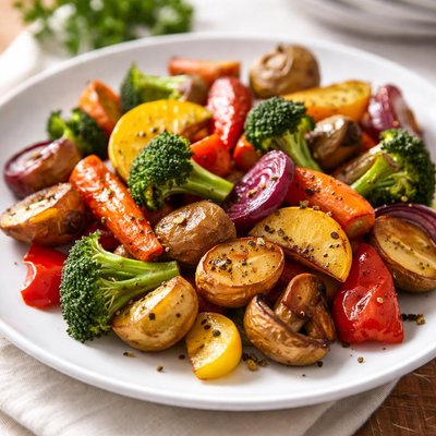 Mixed roasted vegetables