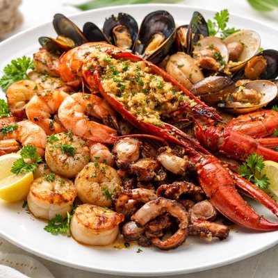 Mixed seafood