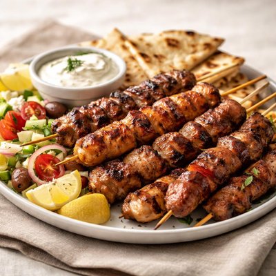拼盘烤肉串