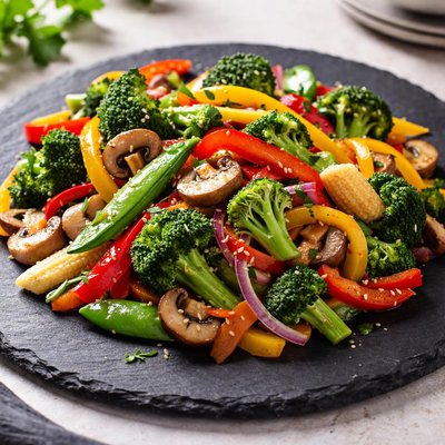 Mixed stir fried vegetables