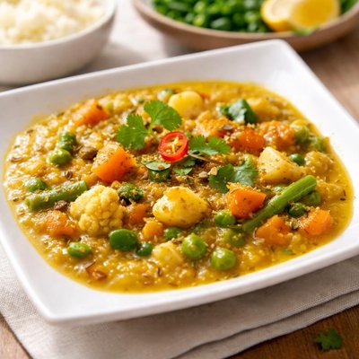 Mixed vegetable dal
