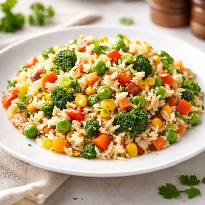 Mixed vegetable rice