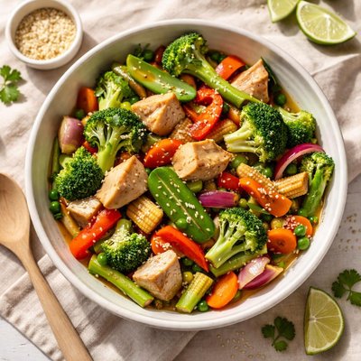 Mixed vegetables and jack fruit