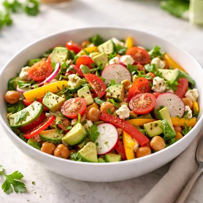Mixed vegetables salad