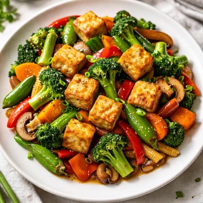 Mixed vegetables with tofu