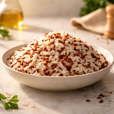 混合白米和红米