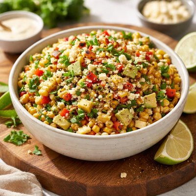 Mixt elote salad