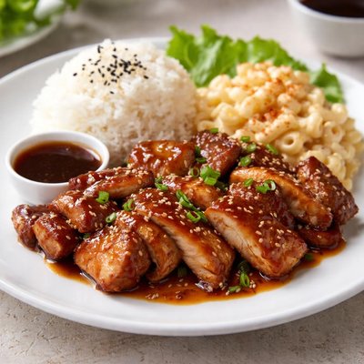 Mo bettahs mini meal with teriyaki chicken