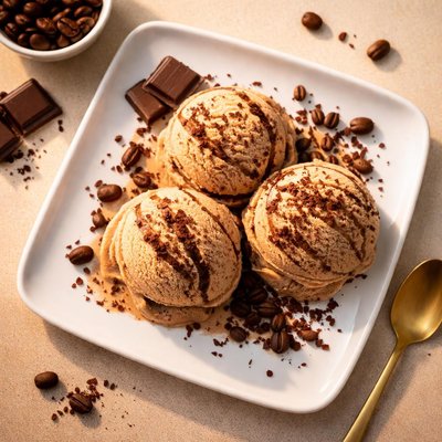 Mocha ice cream