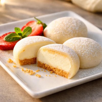 Mochi cheesecake