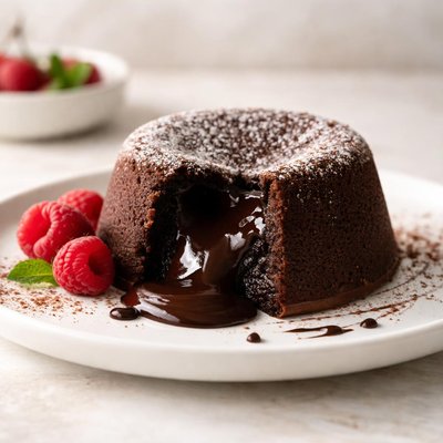 熔岩巧克力蛋糕