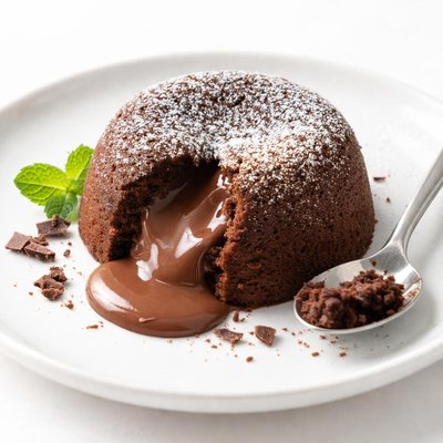 Molten milk chocolate