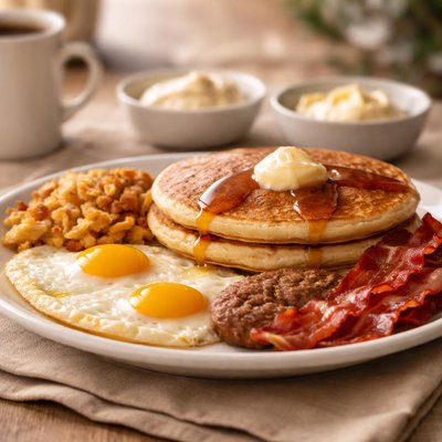 Momma pancake breakfast cracker barrel