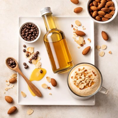 Monin coffee syrup almond