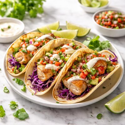Monkfish taco