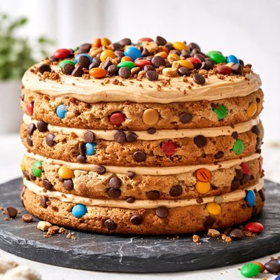 Monster cookie cake