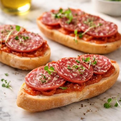 Montadito salchichon