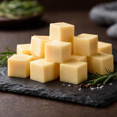 Monterey jack cheese cubes